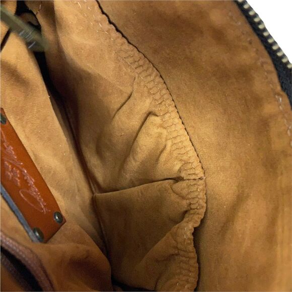 Patricia Nash Wristlet Wallet Womens Brown Leather Embossed Floral Vintage - Picture 7 of 16